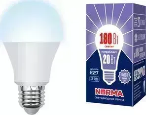 лампа VOLPE Светодиодная LED-A65-20W/DW/E27/FR/NR