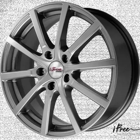 Диск автомобильный iFree Big-Byz BIG BYZ 7X17/5X100 ET40 D57.1 Блэк-Джек