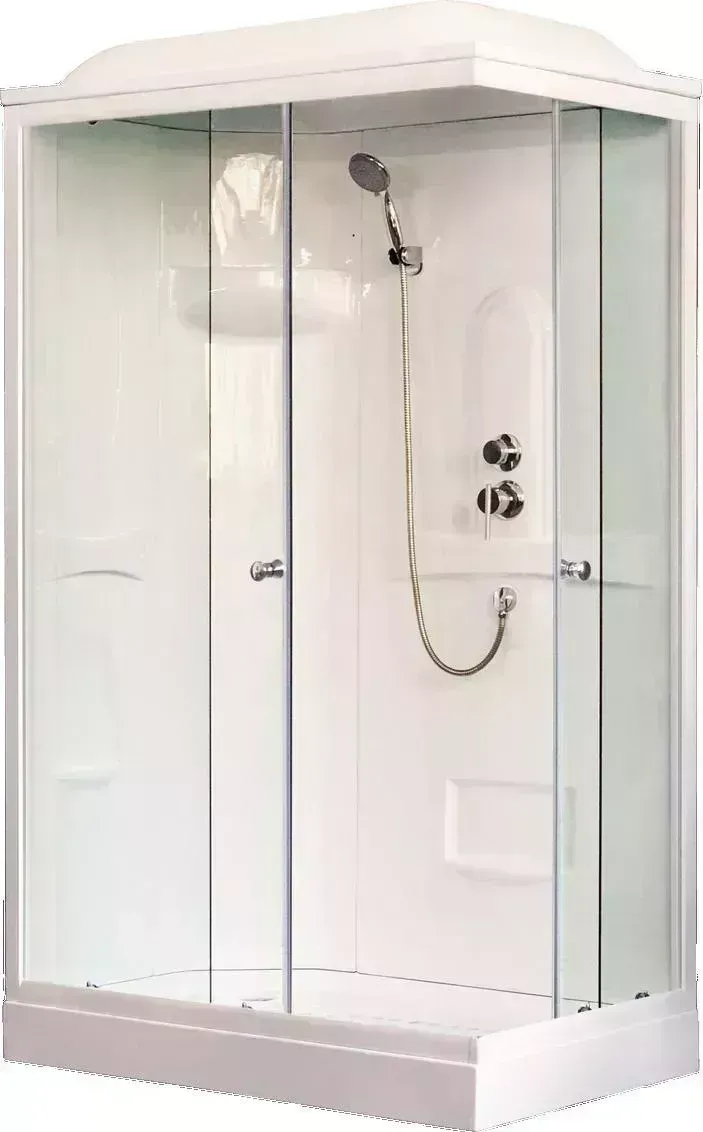 Душевая кабина Royal Bath RB 8120HP1-T (прозрачное) левая 120X80X217