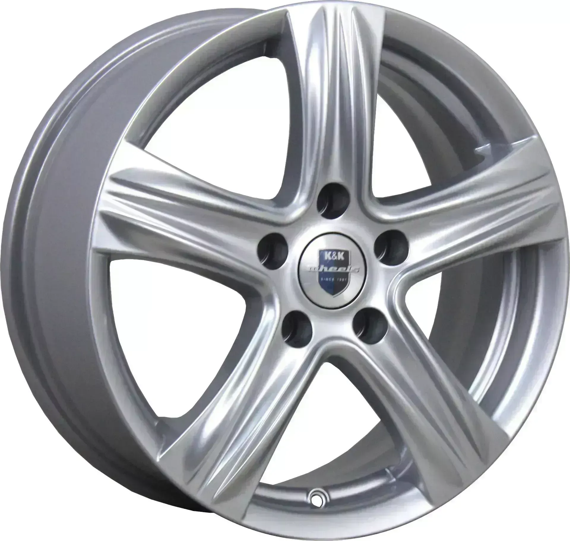 Диск автомобильный КиК Легион 6.5X16/5X114.3 ET35 D67.1 сильвер-А