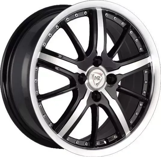 Диск автомобильный РаспродажаУценка SH663 NZ 6.5X16/5X114.3 ET38 D67.1 BKFPL*(Дефект ЛКП)
