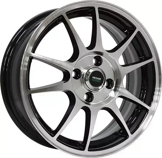 Диск автомобильный РаспродажаУценка MGM-5 MEGAMI 6X14/4X100 ET49 D56.6 BKF*(Дефект ЛКП)