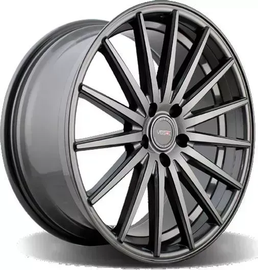 Диск автомобильный РаспродажаУценка V-002 VISSOL 8.5X19/5X120 ET40 D74.1 GLOSS-GRAPHITE*(Механические повреждения)