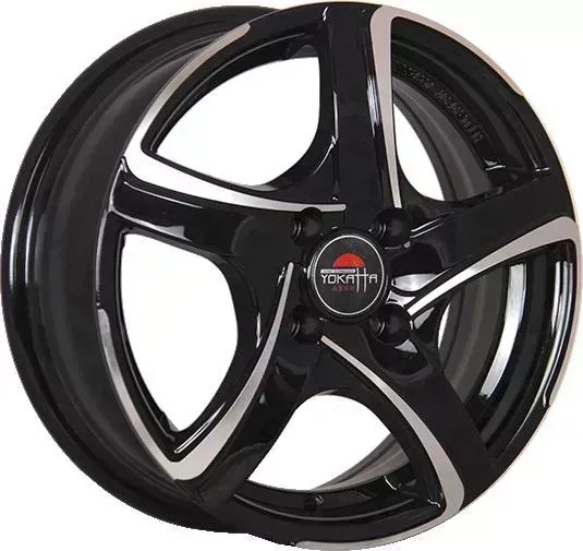 Диск автомобильный РаспродажаУценка MODEL-5 YOKATTA 6.5X16/5X114.3 ET47 D66.1 BKF*(Дефект ЛКП)