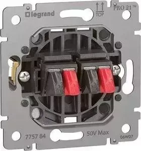 Розетка Legrand двойная акустических стереосистем Galea Life 775784