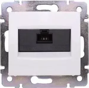 Розетка Legrand компьютерная RJ45 Valena 6 кат UTP с захватами белая 774246