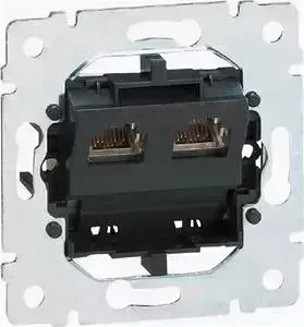 Розетка Legrand телефонная 2xRJ11 Galea Life 775939