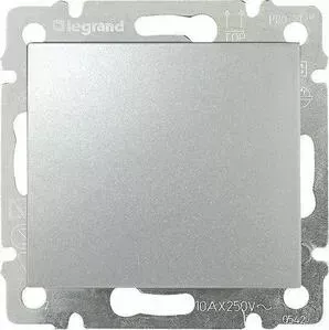 Переключатель Legrand одноклавишный промежуточный Valena 10A 250V алюминий 770107