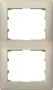 Рамка Legrand 2-постовая Galea Life титан 771406