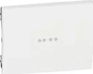 Лицевая панель Legrand Galea Life выключателя с подсветкой белая 771034