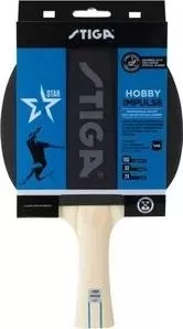 Ракетка для настольного тенниса STIGA Hobby Impulse WRB, арт. 1210-6418-01, начин., накл.1,6 мм ITTF, прям. ручка