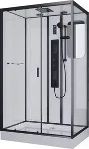 Душевая кабина NIAGARA 120х80х210 левая, тонированные стекла (NG-6912-01GQL BLACK)