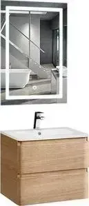 Мебель для ванной Vincea Alba W.Oak W Led L 60 дуб