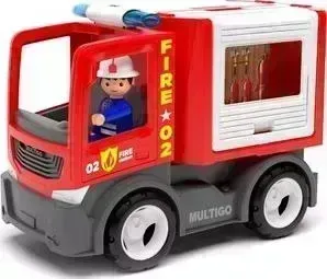 Пожарная машина для команды с водителем EFKO игрушка 22 см, (27281EF-CH)