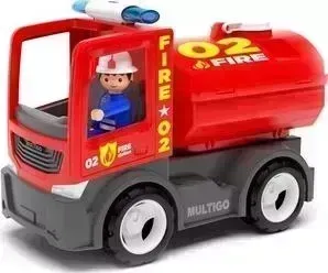 Пожарная машина с цистерной и с водителем EFKO игрушка 22 см, (27282EF-CH)
