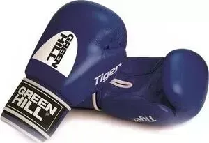 Перчатки боксерские GREEN HILL TIGER арт. BGT-2010c-12-BL, 12 oz, натуральная кожа, синий