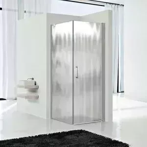 Душевой уголок Vincea Orta VSR-1O 90x90 петли справа, профиль хром, стекло шиншилла (VSR-1O9090CH-R)