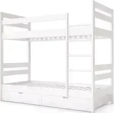 Детская двухъярусная кровать Miella Happiness 90x190 белый (эмаль)