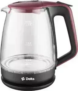 Чайник электрический DELTA DL-1331 черн с красным