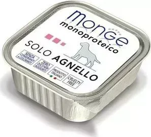 Консервы Monge Dog Monoproteico Solo Pate Lamb паштет из ягненка для собак 150г