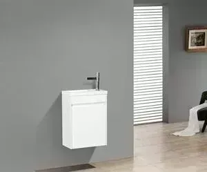 Тумба под раковину BELBANGO Pietra 46 bianco lucido (PIETRA MINI-460-1A-SO-BL-L)