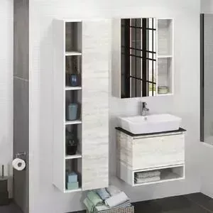Мебель для ванной Comforty Прага 60 дуб белый