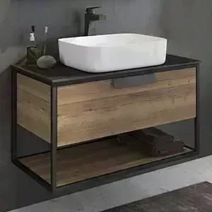 Мебель для ванной Comforty Кёльн 90 дуб темный