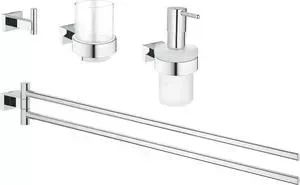 Набор аксессуаров Grohe Essentials Cube 4 предмета (40847001)