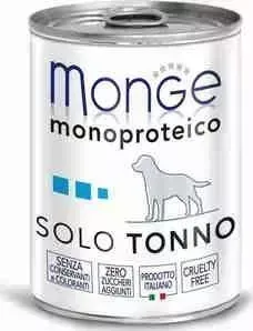 Консервы Monge Dog Monoproteico Solo Pate Tuna паштет из тунца для собак 400г