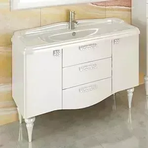 Мебель для ванной Comforty Монако 120 белый глянец