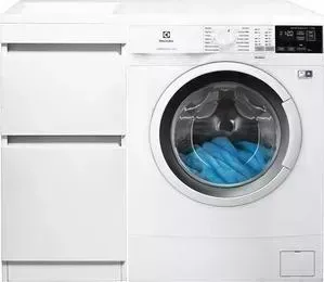 Стиральная машина ELECTROLUX с тумбой и раковиной PerfectCare 600 EW6S4R27W Даллас 100 белая, напольная левая