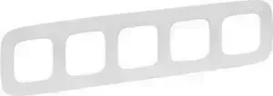 Рамка Legrand 5-постовая Valena Allure Жемчуг 754415