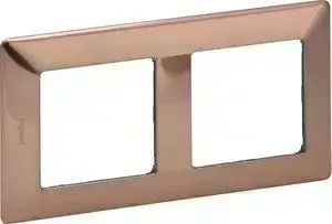 Рамка Legrand 2-постовая Valena Life Медь 754162