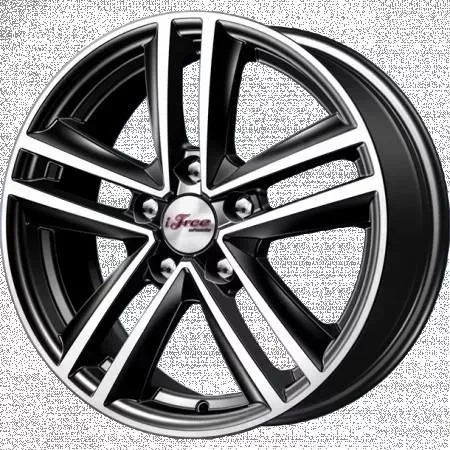 Диск автомобильный iFree Катар 6.5X16/5X114.3 ET45 D60.1 Блэк-джек
