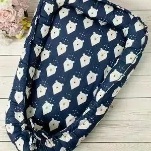Позиционеры для сна AmaroBaby кокон-гнездышко, LITTLE BABY БЕЛЫЕ МЕДВЕДИ