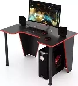 Стол TetChair Strike-1 черно-красный/ black-red