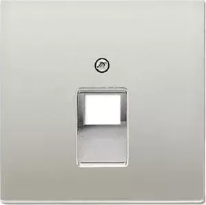 Накладка Jung 1-ой наклонной телефонной/компьютерной розетки LS 990 edelstahl ES2969-1UA