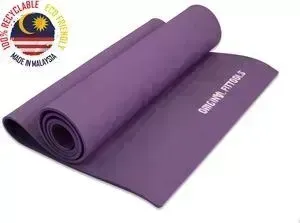 Коврик для йоги Original FitTools 1900x600 6 мм фиолетовый