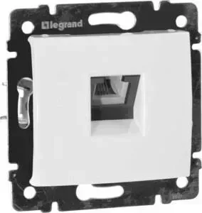 Розетка телефонная Legrand СП Valena RJ11 белая (774438)