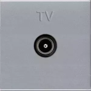Розетка ABB TV Zenit серебро (2CLA225070N1301)