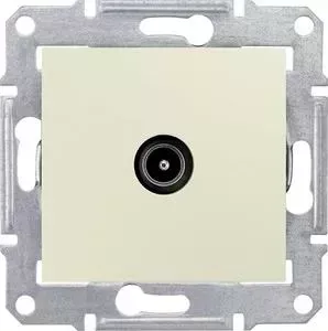 Механизм Schneider Electric TV розетки СП Sedna оконечная бежевый (SDN3201647)