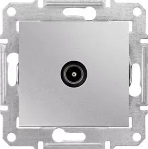 Механизм Schneider Electric TV розетки СП Sedna оконечная алюминий (SDN3201660)