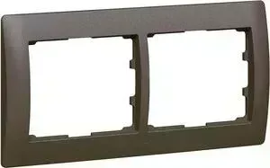 Рамка Legrand 2-постовая Galea Life темная бронза 771202