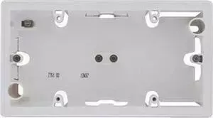 Коробка Legrand накладного монтажа 2-постовая Galea Valena белая 776182