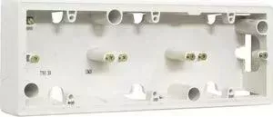 Коробка Legrand накладного монтажа 3-постовая Galea Valena белая 776183