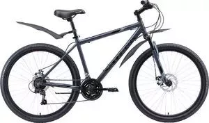 Велосипед STARK Outpost 26.1 D (2020) серый/чёрный 16"