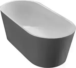 Акриловая ванна BELBANGO 170x80 слив-перелив хром, черная (BB71-1700-NERO)