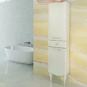 Пенал Comforty Монако 40 белый глянец, левый (4140124)