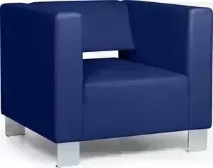 Кресло Euroforma Горизонт (Кожа рулонная Dakota, 2106 (темно-синий))