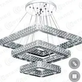 Управляемый светодиодный светильник Estares AKRILIKA 80W 3S-555-CLEAR-220-IP20